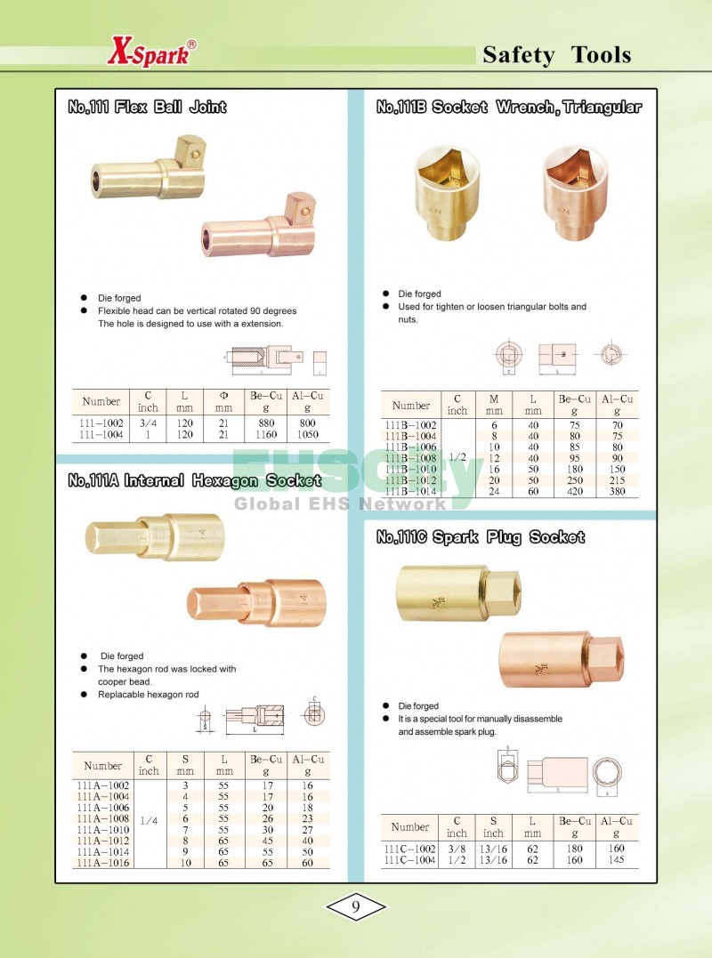 Non-Sparking, Non-Magnetic, Corrosion Resistant Tools by EHSCity EHSCity防爆、防磁、鈦合金、特種工具大全》_頁面_012