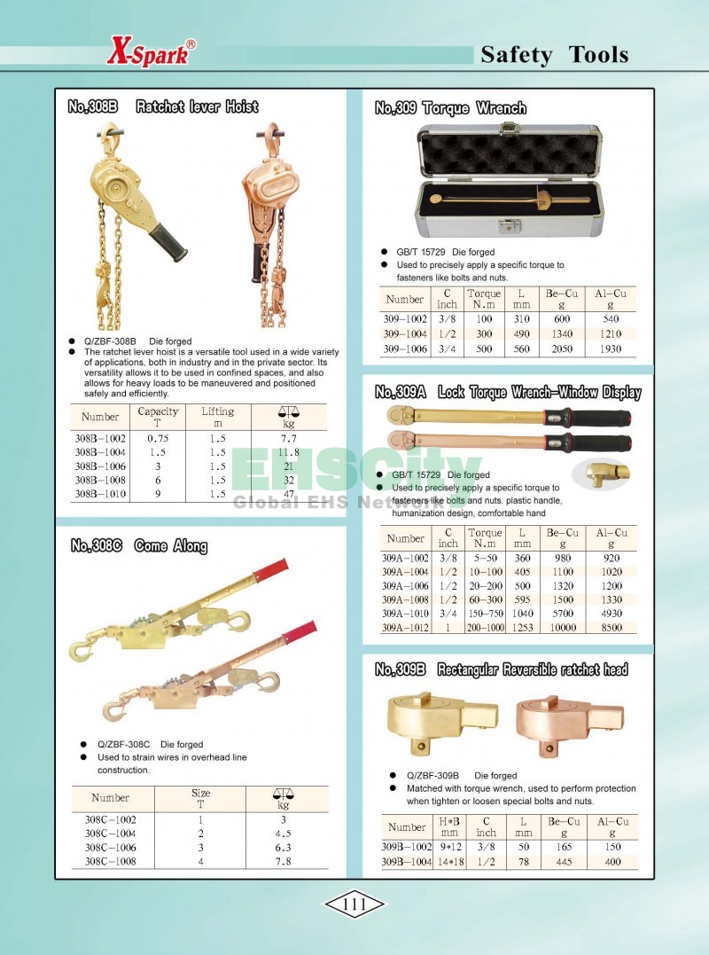 Non-Sparking, Non-Magnetic, Corrosion Resistant Tools by EHSCity EHSCity防爆、防磁、鈦合金、特種工具大全》_頁面_114