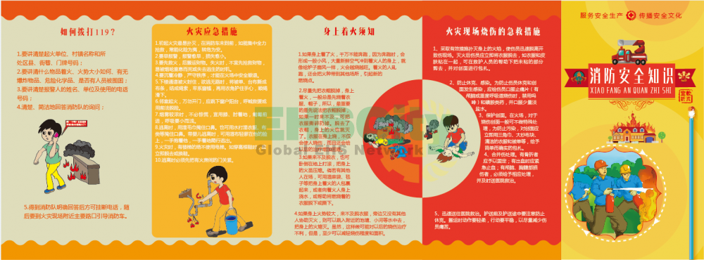 ZAZ0029消防安全知識宣教折頁