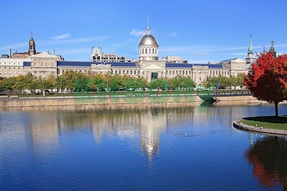 Old Mo<i></i>ntreal Canada cityscape